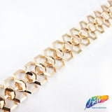 7/8" Gold Infinity Cube-Shaped Chain, CH-117