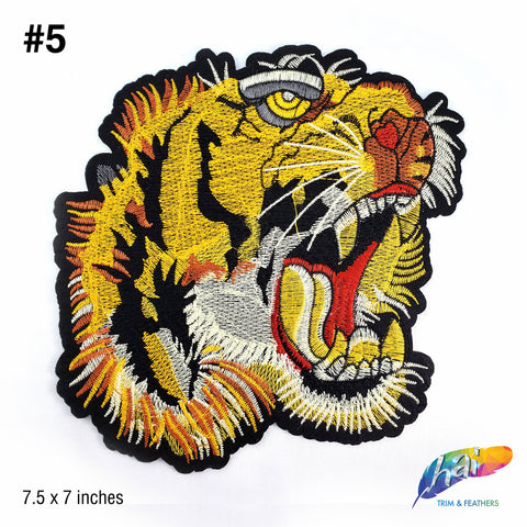 Roaring Tiger Embroidered Applique, EMBA-013