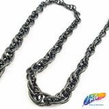 3/8" Multilayer Braided Oval Cable Chain, CH-119