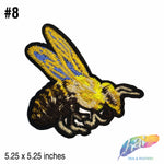 Hornet Embroidered Applique, EMBA-008