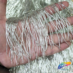 12" Long Bugle Beaded Fringe, FR-021