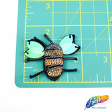 Beaded Sequin Insect Patch, BA-077
