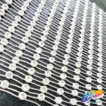 5 1/4" Stretch Rhinestone Mesh Trim