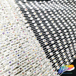 5 1/4" Stretch Rhinestone Mesh Trim