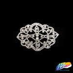 Crystal Rhinestone Motif Applique  on Metal Setting, YH-001