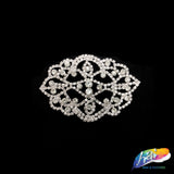 Crystal Rhinestone Motif Applique  on Metal Setting, YH-001