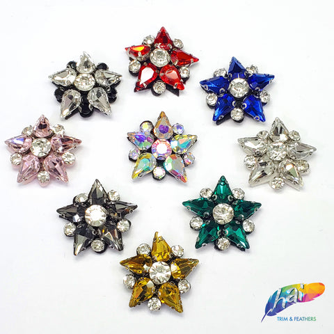 Mini Star Rhinestone Appliques (sold per piece), BA-083