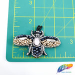 Insect Beaded Rhinestone Patch Applique, BA-100