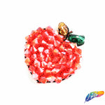 Beaded Apple Patch, BA-131