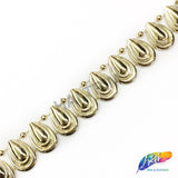 1 1/16" Teardrop Plastic Stud Trim, PST-008