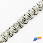 1 1/16" Teardrop Plastic Stud Trim, PST-008