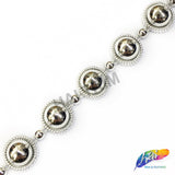 3/4" Round Dome Plastic Stud Trim, PST-020