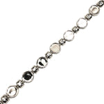 1/2" Round Plastic Stud Trim w/ Rhinestones, PST-097