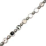 1/2" Round Plastic Stud Trim w/ Rhinestones, PST-097
