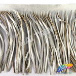 6" Faux Leather Fringe
