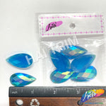 Neon Blue AB Resin Stones