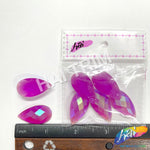 Neon Fuchsia AB Resin Stones
