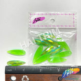 Neon Green AB Resin Stones