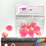 Neon Pink AB Resin Stones