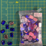 CLOSEOUT! Cobalt Blue Acrylic Stones (sold per pack), A44