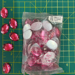CLOSEOUT! Rose Pink Acrylic Stones (sold per pack), A16