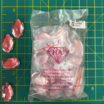 CLOSEOUT! Light Pink Acrylic Stones (sold per pack), A13