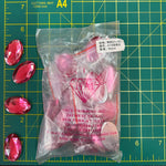 CLOSEOUT! Rose Pink Acrylic Stones (sold per pack), A16