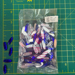 CLOSEOUT! Cobalt Blue Acrylic Stones (sold per pack), A44