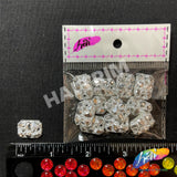 Silver Metallic Meteorite Textured Stones