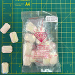 CLOSEOUT! Antique White AB Acrylic Stones (sold per pack), A50