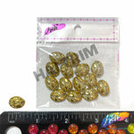 Gold Metallic Meteorite Textured Stones