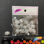 Silver Metallic Meteorite Textured Stones