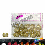 Gold Metallic Meteorite Textured Stones