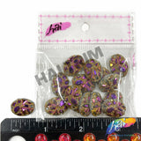 Multicolored Metallic Meteorite Textured Stones