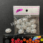 Silver Metallic Meteorite Textured Stones