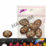 Bronze Metallic Meteorite Textured Stones