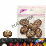 Bronze Metallic Meteorite Textured Stones
