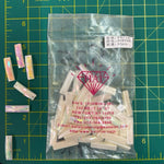 CLOSEOUT! Antique White AB Acrylic Stones (sold per pack), A50