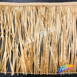 8" Plastic Raffia Fringe