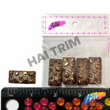 Bronze Metallic Meteorite Textured Stones