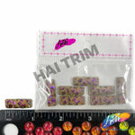 Multicolored Metallic Meteorite Textured Stones