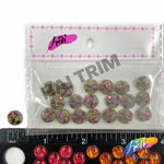 Multicolored Metallic Meteorite Textured Stones