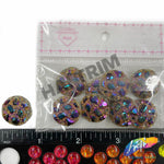 Multicolored Metallic Meteorite Textured Stones