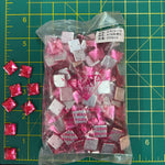 CLOSEOUT! Rose Pink Acrylic Stones (sold per pack), A16