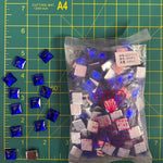 CLOSEOUT! Cobalt Blue Acrylic Stones (sold per pack), A44