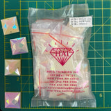 CLOSEOUT! Antique White AB Acrylic Stones (sold per pack), A50
