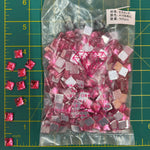 CLOSEOUT! Rose Pink Acrylic Stones (sold per pack), A16