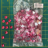 CLOSEOUT! Rose Pink Acrylic Stones (sold per pack), A16