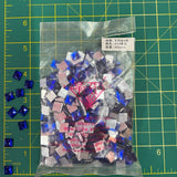 CLOSEOUT! Cobalt Blue Acrylic Stones (sold per pack), A44