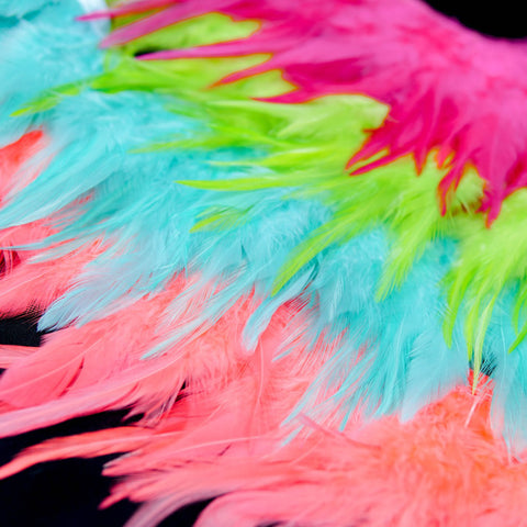 4-6" Bleached Dyed Saddle Fringe (1 Yard)